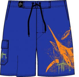 Guy Harvey Up in the Air Men's Board Short in Royal or Black