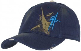 Guy Harvey Marlin GH Stretch Hat (Navy)