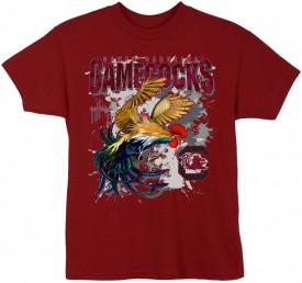 Guy Harvey South Carolina Gamecocks Youth Tee Shirt in Garnet