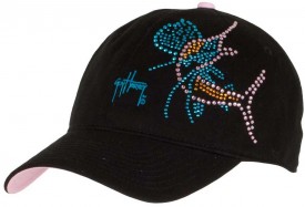 Guy Harvey Jeweled Sailfish Ladies Hat in Black
