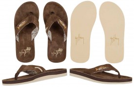 Guy Harvey Redfish Mens Sandal in Brown