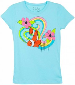 Guy Harvey Psycadelic Clowns Girls Tee Shirt in Cancun