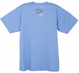 Guy Harvey GH Blue Short Sleeve Performance Tee Shirt in White, Blue, Khaki, Yellow, Orange, Navy or Silver